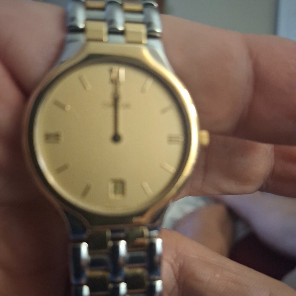 DE VILLE 32 MM, STEEL - YELLOW GOLD ON STEEL - GOLD